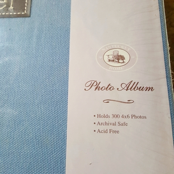 Extra large travel photo album- color: coneflower blue. New. - Picture 3 of 3